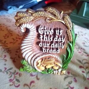 Vintage Mid-Century Give Us This Day... Napkin Holder